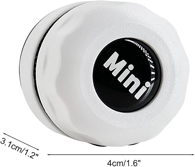 MiOYOOW Aquarium Magnetic Cleaner, Mini Fish Tank Clean Brush Super Magnet Algae Scrubber for Glass Thickness Up to 10mm