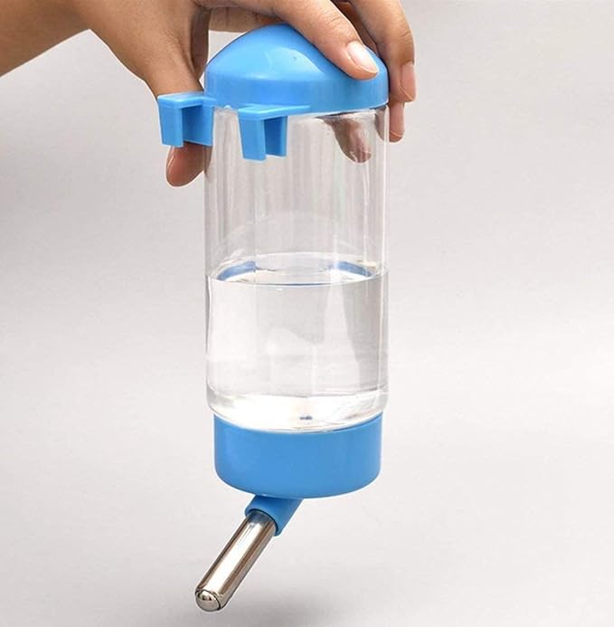 2Pcs 16Oz No Drip Small Animal Water Bottle,Bpa Free Best Water Bottle for Small Pet Bunny Ferret Hamster Rabbit Colors are Random