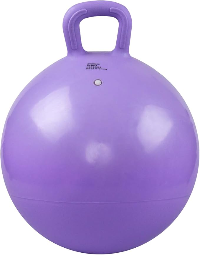 Hopper Ball, Unicorn Hopping Toys for Kids, 18 Inch Bouncy Ball with Handle, Purple Inflatable Bouncing Hoppity Hop Toys for Boys and Girls Gifts