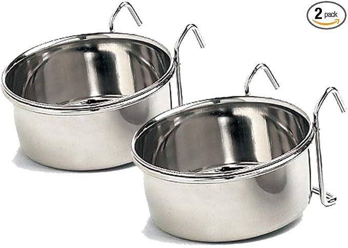 Ethical Stainless Steel Coop Cup For Dog, 10-Ounce [2-Pack]