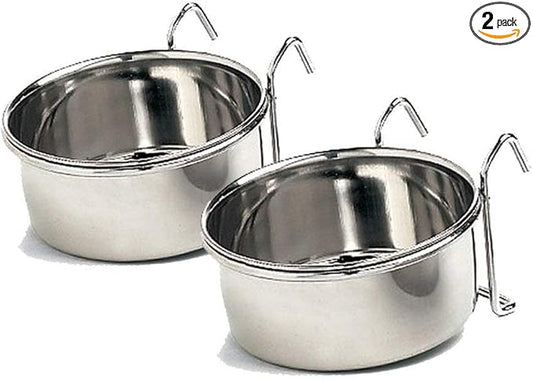 Ethical Stainless Steel Coop Cup For Dog, 10-Ounce [2-Pack]