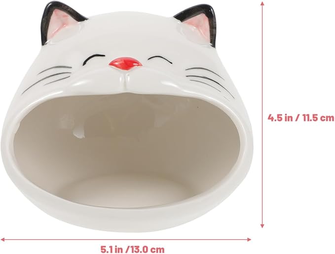 Sosoport Hamster Hideout Ceramic Hamster House and Habitats Cool Bed Small Animal Pet House Ideal for Gerbil Chinchilla