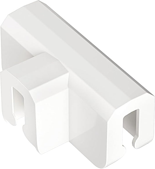 Dog Pen Clear Dog Playpen Connector Buckles for LoveTail Dog Pen, Easy to Install and Remove Dog Playpen Attachment,Clear Dog Play Pen Attachment (White, 23.6" H, Two Pairs Negative T)