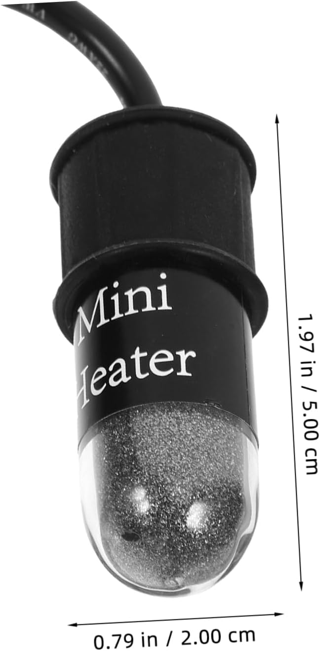 MERRYHAPY Heaters Tank Heater Mini Heating Rod for Betta Fish Tank Sturdy Material Long-Lasting Performance