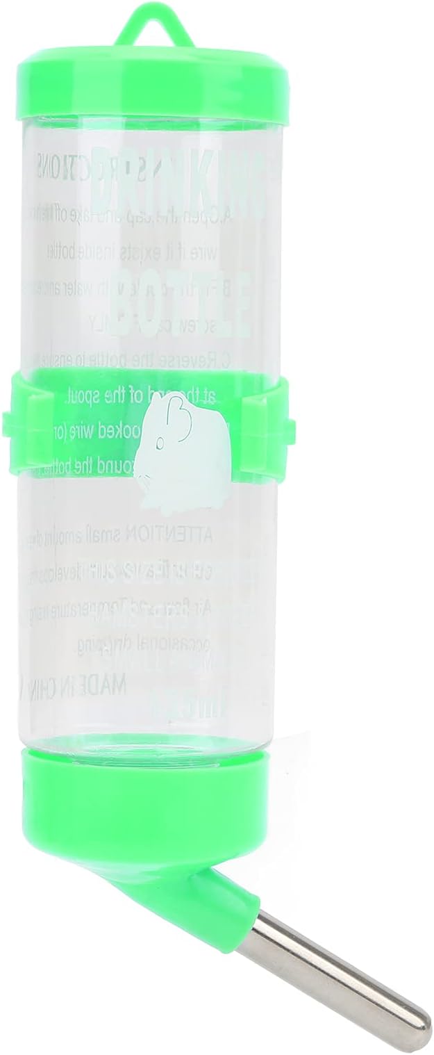 HEEPDD Small Animal Water Bottle, Automatic No Drip Dispenser for Hamster, Gerbil, Rat, Chinchilla, Guinea Pig, Rabbit