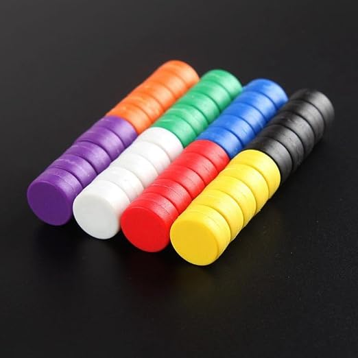 Heavy Duty Aquarium Magnet Small, Strong Neodymium Waterproof Magnets with Plastic-Coated, Samll Piece Rare Earth Magnets for Fish Tank Breeder or Isolation Box