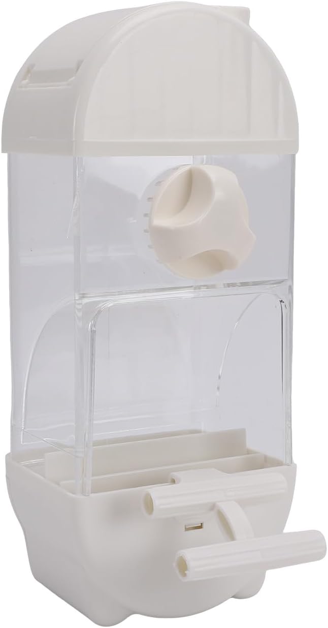 GLOGLOW Hanging Bird Feeding Box, 800ml Large Capacity No Mess Bird Feeder with Automatic Dispensing for Parakeets and Other Birds