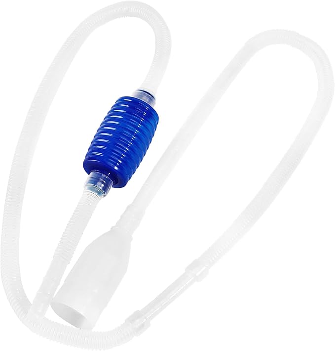 Aquarium Vacuum Siphon and Gravel Cleaner, Manual Hand Pump Water Changer with Tiny Tube for Small Nano Fish Tank, Betta Shrimp Maintenance(Large)