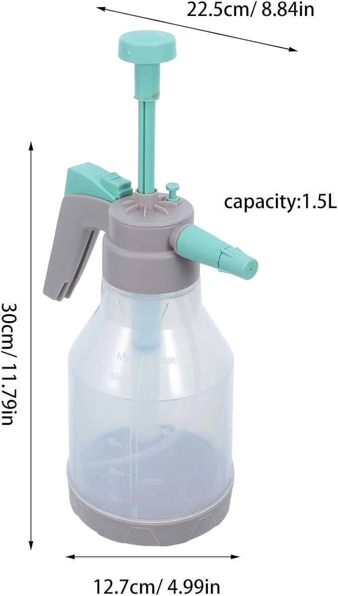 KOMBIUDA Bird Shower Misting Sprayer Bottle: 1.5L/50.72 Fl Oz Handheld Parrot Bath Sprayer Mist Cleaning Tool - Bird Mister for Parakeet Parrot Cockatiel