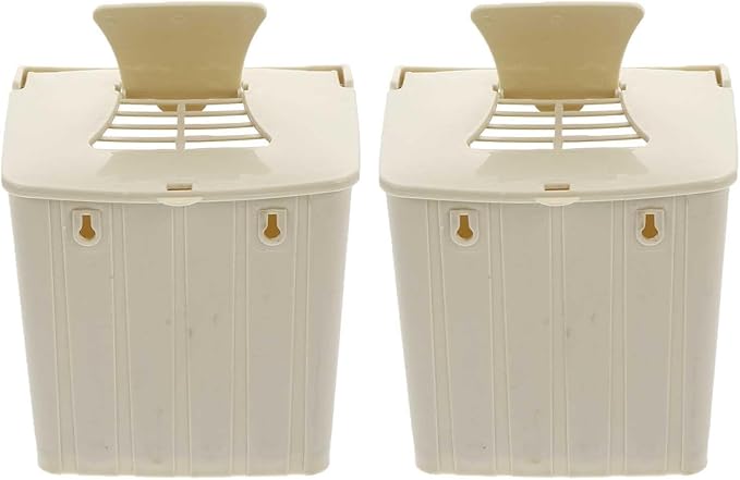 2 Pcs Bird Breeding Box Hanging Nesting Box for Small Birds Finch and Parakeets Pet Cage Incubation Durable Weather-Resistant Indoor Outdoor 5.11X5.11X3.93In