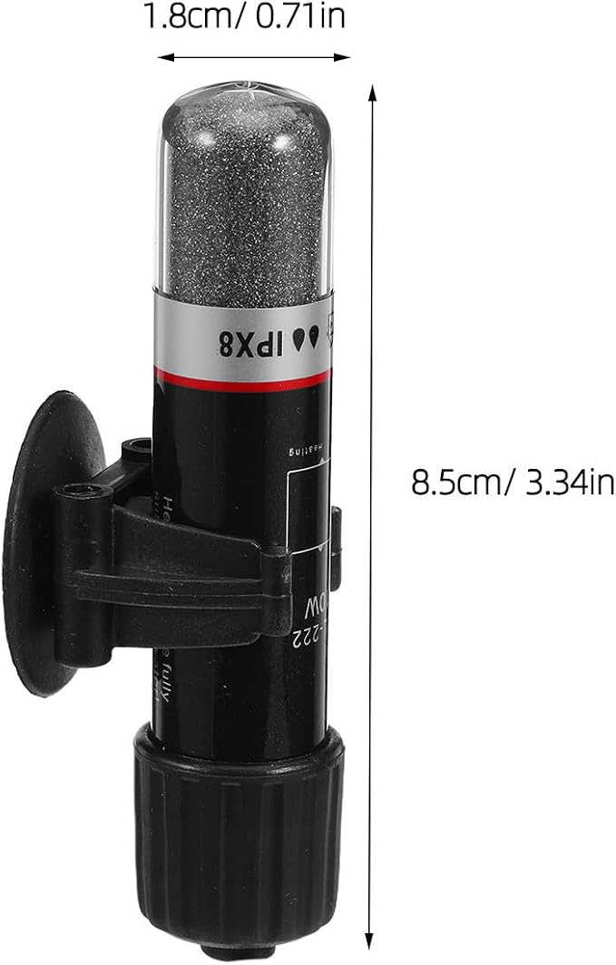 Outanaya Mini USB Aquarium Heater for 5l Betta Tank 2pcs 10w Small Submersible Fish Tank Heater with Automatic Temperature Regulation and Space-Saving Design, for Home or Office Use