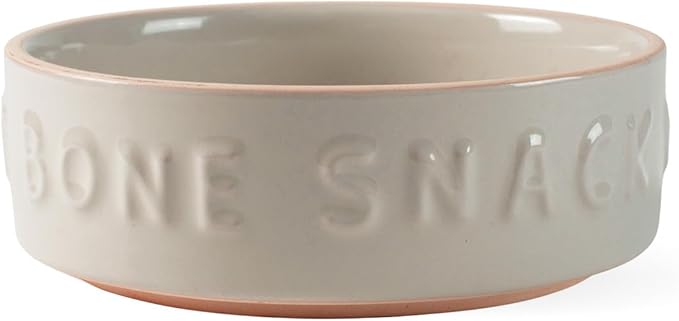 Fringe Studio "TREAT WORDS" Small Stoneware Pet Bowl, PetShop Collection (478104)