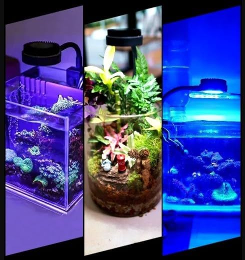 Mini Pro Marine Aquarium LED Light with Marine Spectrum and Compact Design, ZL Mini Pro Marine