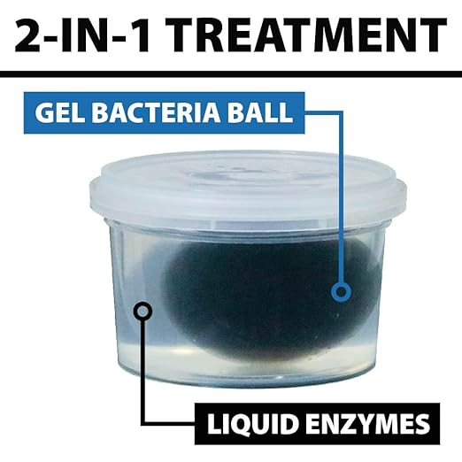 CrystalClear PondShock Ball Freshwater Clarifier, Enzymes Shock Treatment | Natural Live Bacteria Muck & Sludge Remover for Small Outdoor Water Garden Ponds. Koi Fish & Aquatic Plants Safe