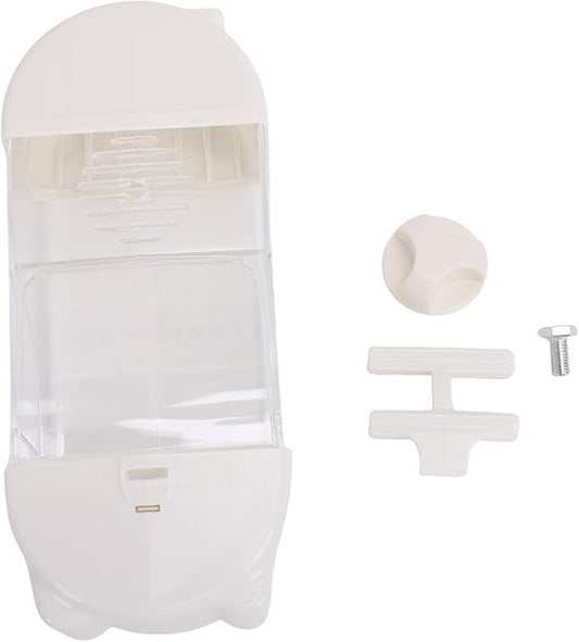 GLOGLOW Hanging Bird Feeding Box, 800ml Large Capacity No Mess Bird Feeder with Automatic Dispensing for Parakeets and Other Birds