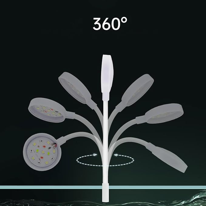 Lamps, Small Aquarium Fish Tank Led Light with USB Interface Clip On for Plant Aquarium