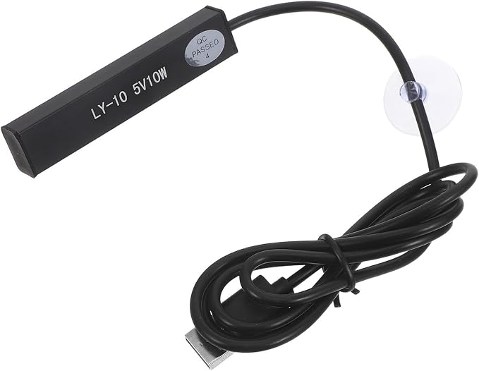 LALAFINA Mini Aquarium Heater 10w Compact Fish Tank Heater with Precise Temperature Regulation and Overheating Protection for Small Betta Fish Tanks 2-5l Desktop Aquarium Use