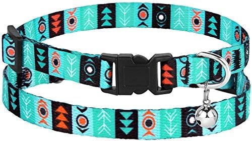 CollarDirect Cat Collar Breakaway with Removable Bell Set of 2 PCS