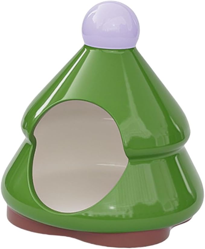 Baoblaze Hamster Hideout Critter Nest Ceramic Pet House Small Animals Cave Bed for Squirrel Mini Animals Dwarf Hamsters