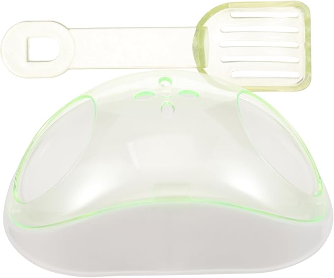 YARNOW 1set Hamster Bathing Container Sand Bath Kit for Hamsters Chinchilla Dust Bath Compact Pet Supply