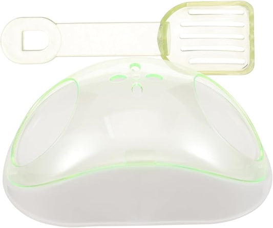 YARNOW 1set Hamster Bathing Container Sand Bath Kit for Hamsters Chinchilla Dust Bath Compact Pet Supply