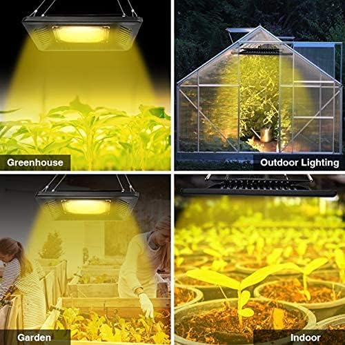 CANAGROW Waterproof Plant Light, Outdoor Grow Light, Sunlike Full Spectrum LED Grow Lamp, Refugium Light for Saltwater Aquarium, Without Noise, Heating Lamps for Plants Seeding Veg Blooming Fruiting