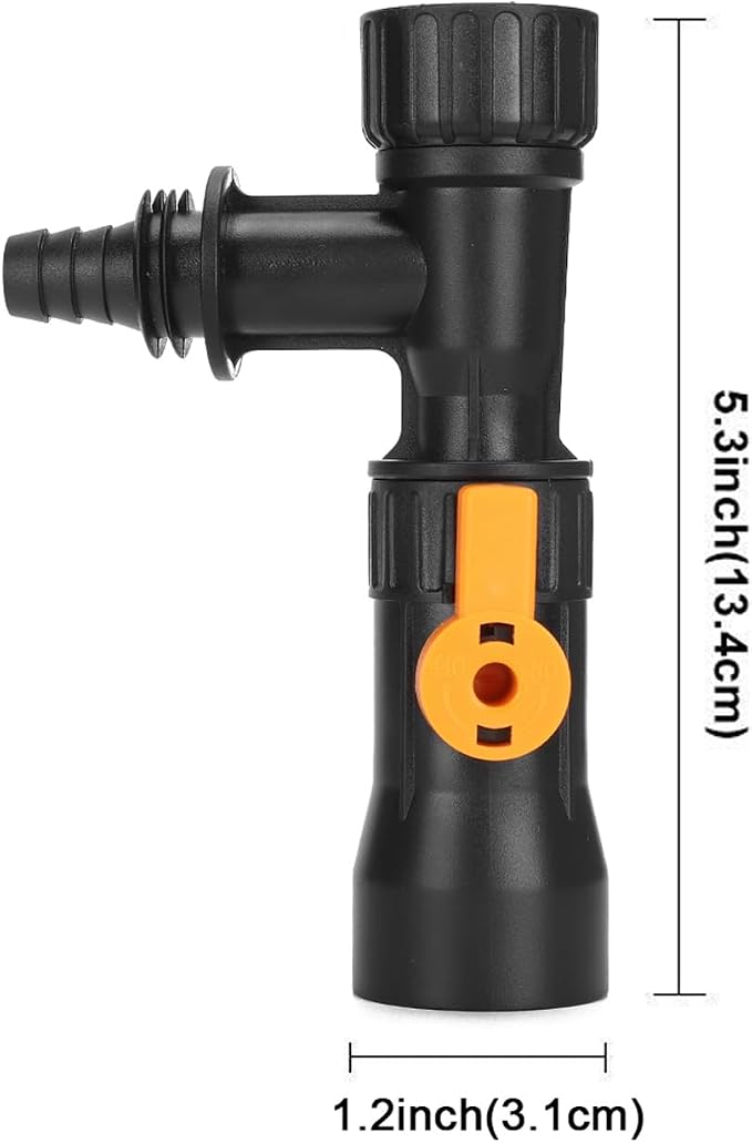 Aquarium Water Changer Fish Tank Gravel Vacuum Siphon Cleaner Kit with Faucet Adapter for Easy Water Changes and Gravel Cleaning