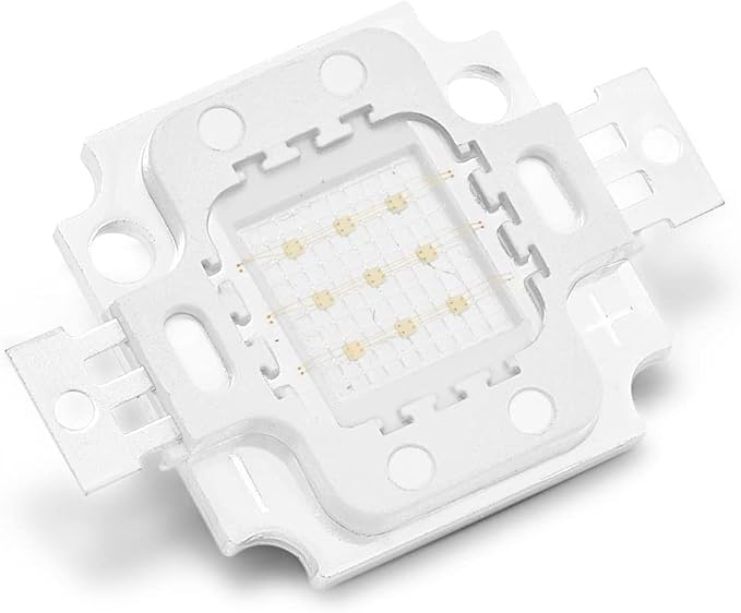 CHANZON High Power Led Chip 10W Blue | (900mA / DC 9V - 11V / 10 Watt) Super Bright Intensity SMD COB Light Emitter Components Diode Bulb Lamp Beads DIY Lighting