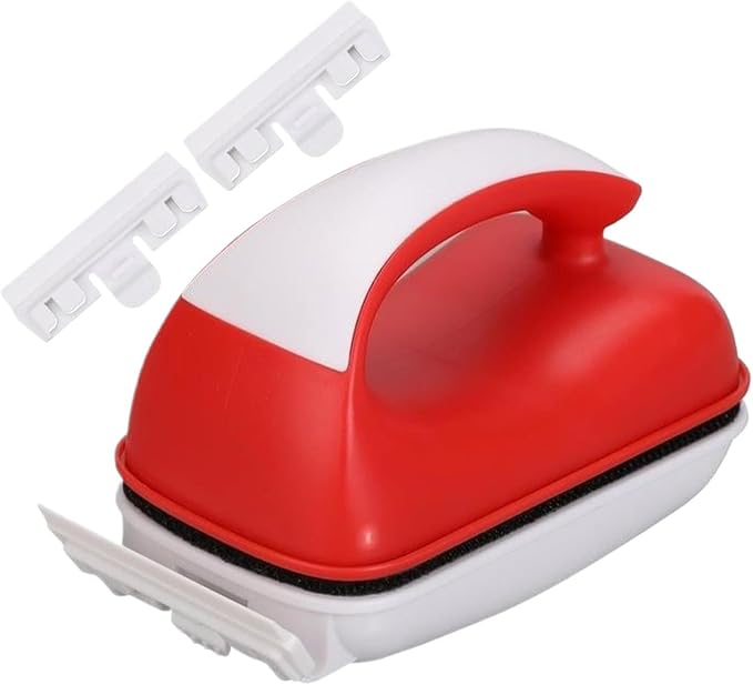 Fish Tank Cleaner Magnet Double-Sided Magnetic Effective Algae Removal | Aquarium Floating Cleaning Brush for Fish Tank