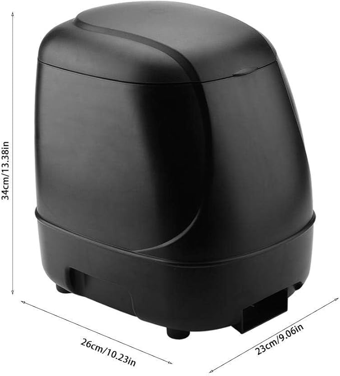 Automatic fish feeder for pond, Pond feeder, Automatic koi fish feeder for pond outdoor, Fish feeder automatic dispenser For a vacation away and prevent sunstroke(10L-battery powered)