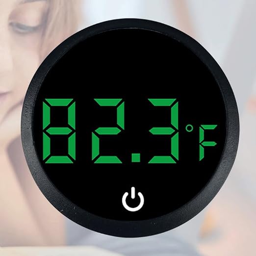 Fish Tank Digital Thermometer Led Display Fish Tank Thermometer Aquarium Temperature Measurement for Fish, Axolotl, Turtle or Aquatic