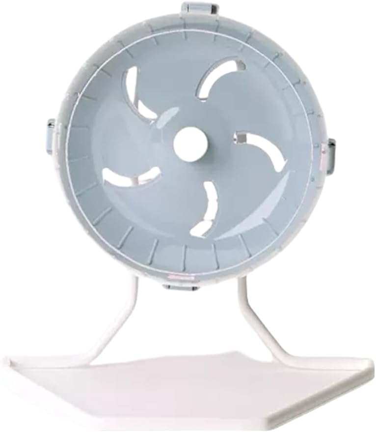 1pc 7 inch Grey Silent Exercise Hamster Wheel, Height-Adjustable Wheel Cage Accessories, Running Toys Small Animals Exercise