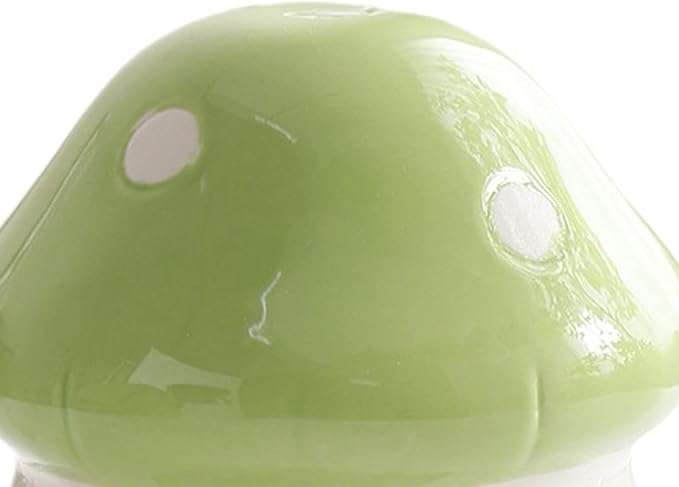 Ceramic Hamster House Guinea Pig Hideout Outdoor Creative Sturdy Habitat Hideaway House for Rats Chipmunk Squirrels, Green