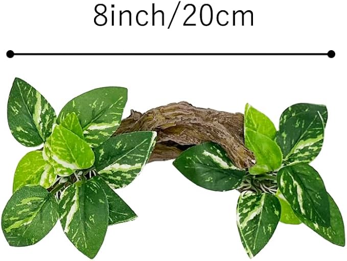 Fish Tank Decorations Aquarium Decor Ornaments Betta Silk Leaf pad Hammock Artifical Driftwood Cave Goldfish Bowl Accessories (Type-E)