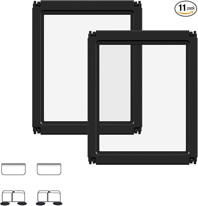 Clear Acrylic Dog Playpen Transparent Dog Playpen Indoor, Easy Assemble Clear Pet Pen for Puppy Bunny Cat Pig, Sturdy & Easy Cleaning Plastic Dog Puppy Fence