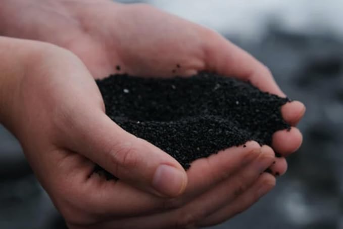 Real Lava Sand - Screened, Washed, Dried and Sanitized - Great for Heating Pads, Cooling Pads, Crafts, and Aquariums (15 lb Bag)