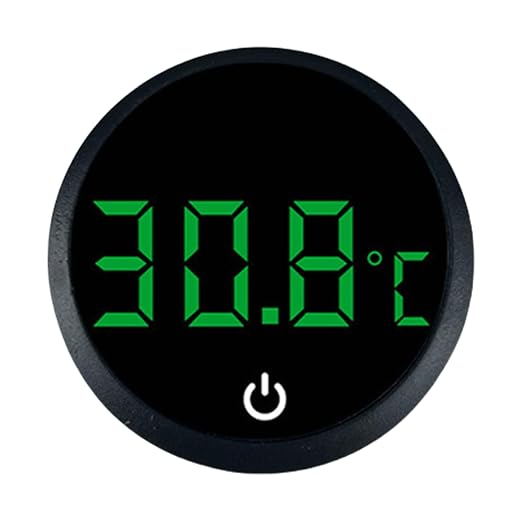Fishtanks Digital Thermometers LED Display Accurate Temperature Gauge for Reptiles Tanks Wth Stick on Rechargeable Design LED Display Thermometers