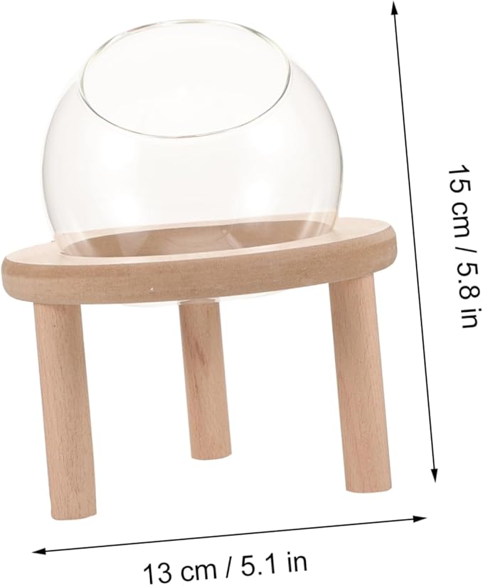 Glass Hamster Bath Tub for Small Supply Chinchilla Dust Bath Container Smooth Edges for Daily Use