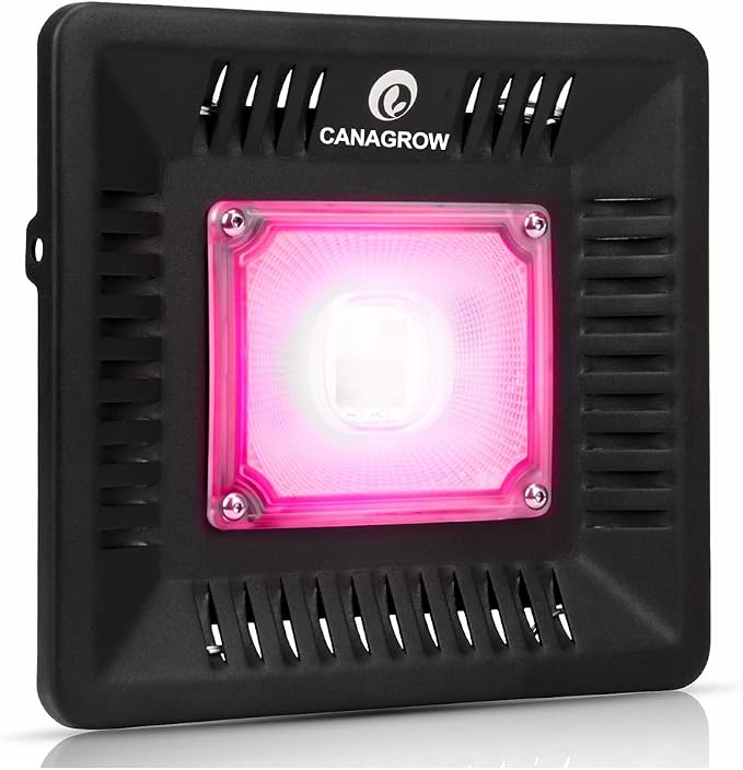 Full Spectrum LED Grow Lights for Indoor Plants, CANAGROW Waterproof COB Outdoor Grow Light, Plant Growing Lamps Refugium Light for Saltwater Aquarium, Heating Lamps for Plants Seeding, Veg, Blooming