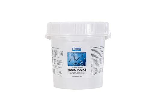 Kasco Pond Probiotics Muck Pucks Pond Tablets | Easy-to-use tablet form beneficial bacteria, toss directly into problem areas, breaks down muck & reduces pond odors