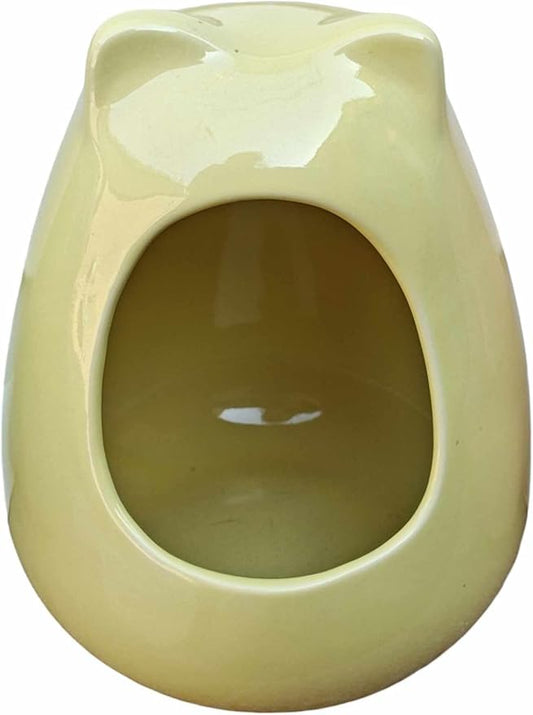 Ceramic Dust Bath Large Size (Pastel Yellow)