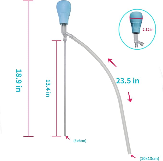 DODO Aqua mini Aquarium Exchanger，Fish Tank Cleaning and Aquarium Water Exchanger siphoning. Ideal for Cleaning Small Fish Tanks and Sucking Away Dirt from the Bottom of the Tank.