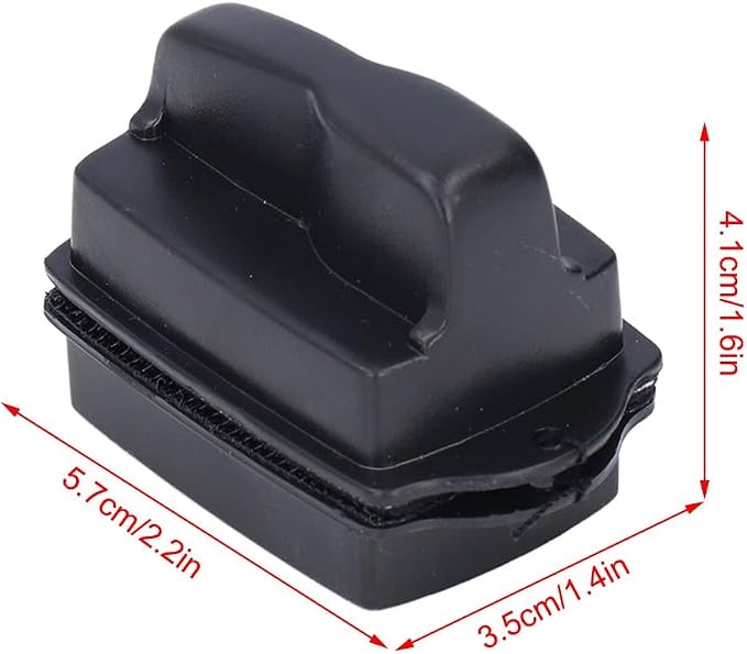 Chiffonade Black Plastic Aquarium Magnetic Cleaning Tool Floating Design Moss Remover Fish Tank Cleaner