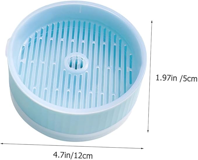 BESPORTBLE 2pcs Hydroponic Cat Grass Planter Soilless Household Planting Box with Design Convenient Growing Kit for Indoor Use Blue Pink