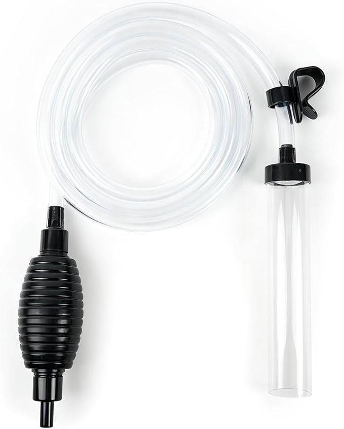 Waifoter Siphon Hose Fish Tank Cleaner, Aquarium Water Changer, Gravel Vacuum for Aquarium Sand & Gravel – Premium Designed for Superior Cleaning Performance, Safer Material, Battery-Free Design (5FT)