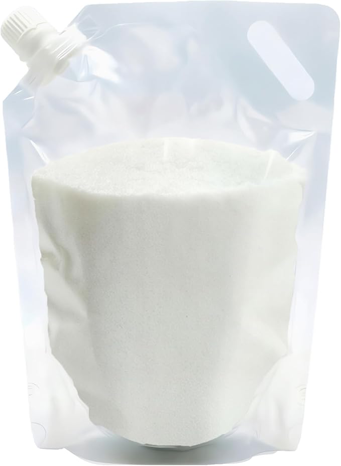 AOSWTLIF White Quartz Sand 40-80 Mesh, 4 LB | Natural Decorative Craft Sand, For Resin Art, Acrylic Painting Texture, Vase Filler, Incense Burner & Landscaping