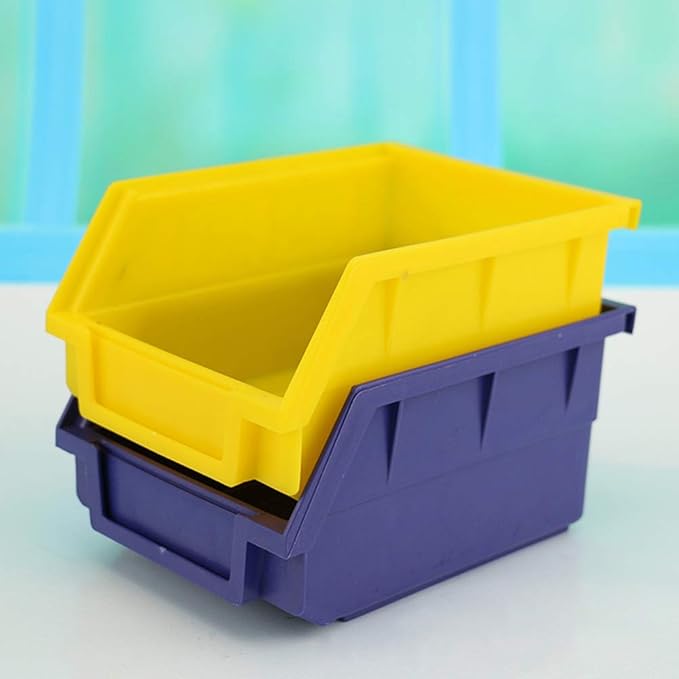 POPETPOP Hamster Sand Bathroom Large-Chinchilla Dust Bath Plastic Sand Bath Container Hamster Toilet/Bathtub/Sandbox-Random Color Size S