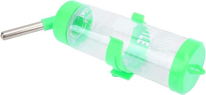 HEEPDD Small Animal Water Bottle, Automatic No Drip Dispenser for Hamster, Gerbil, Rat, Chinchilla, Guinea Pig, Rabbit