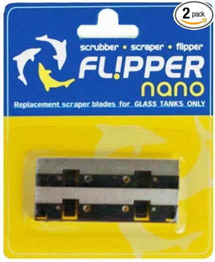 FL!PPER Flipper Nano Aquarium Algae Scraper Replacement Blades for Fish Tank Cleaning Kits
