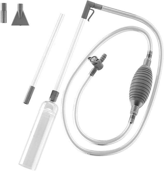 Aquariums Maintenance Siphons Kits with Adjustable Waterflow Valves for Easy Water Changing and Gravels Washing Aquariums Siphons Vacuum